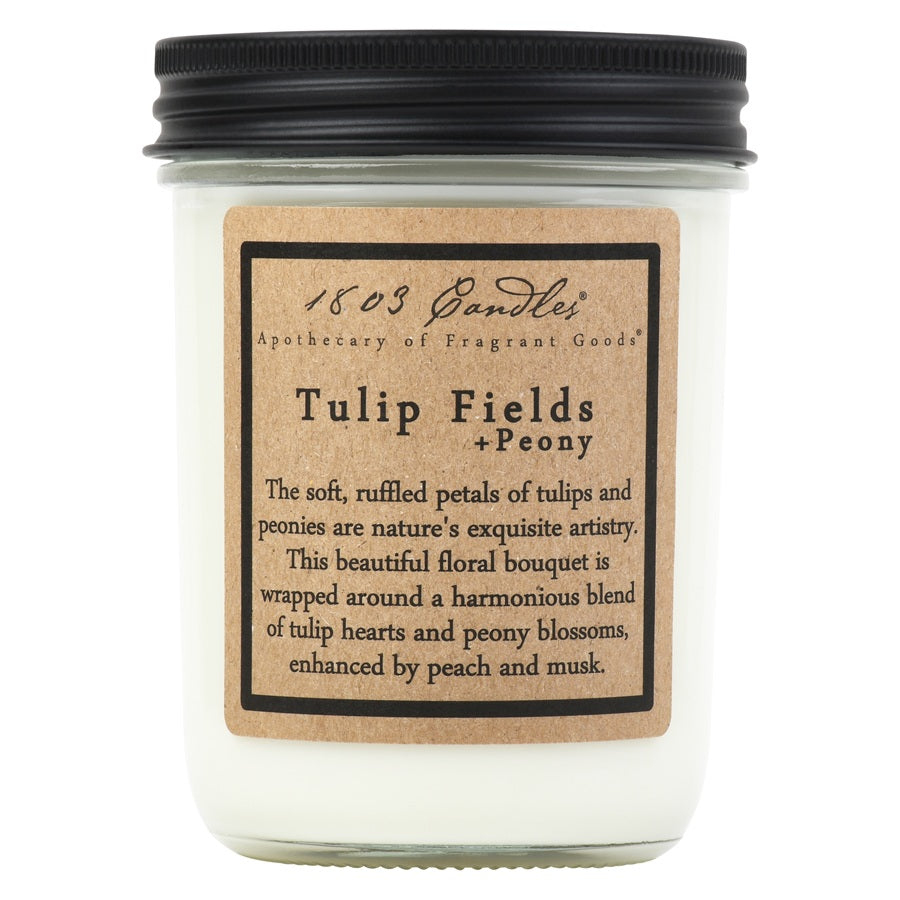 Tulip Fields + Peony Soy Candle | 14oz