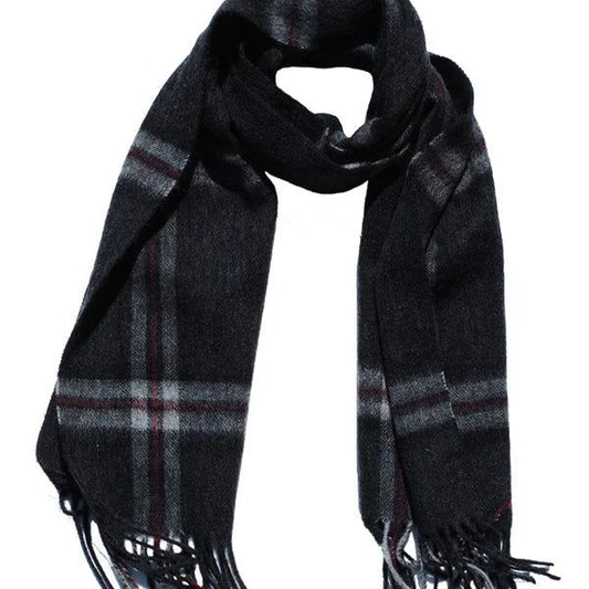 Lambswool Scarf | Thompson Charcoal