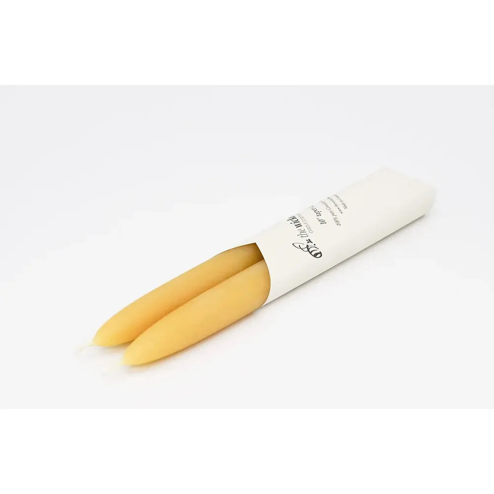 Beeswax 10" Taper (Set/2)