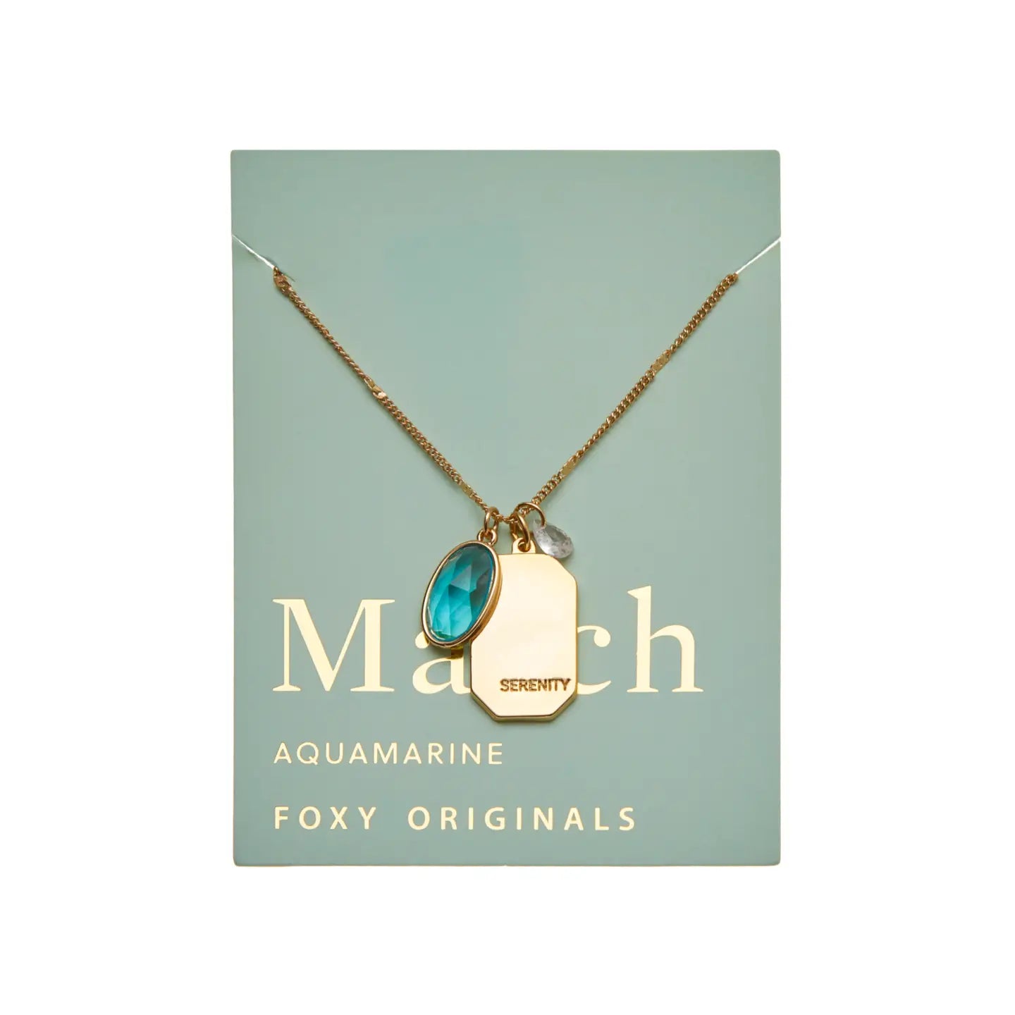 March Birthstone Necklace
