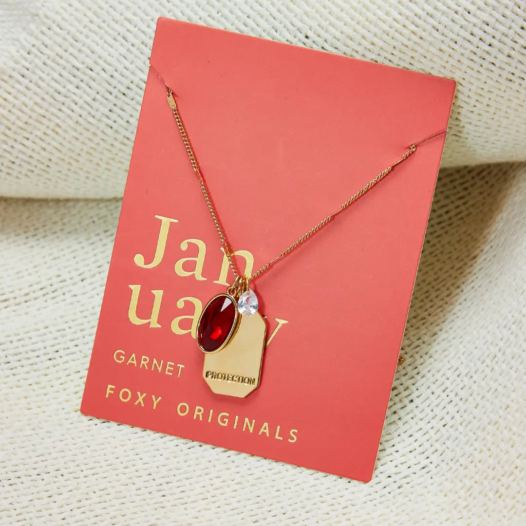 January Birthstone Necklace