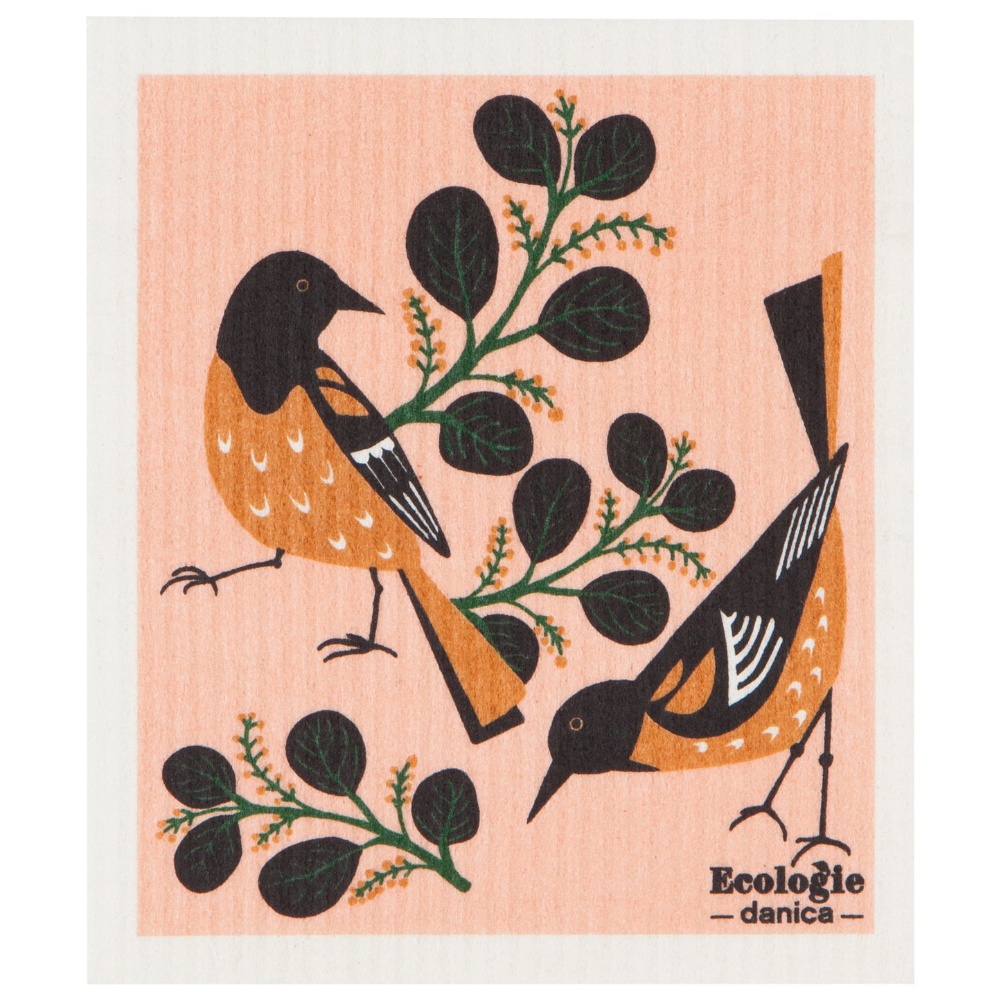 Swedish Dishcloth - Orioles