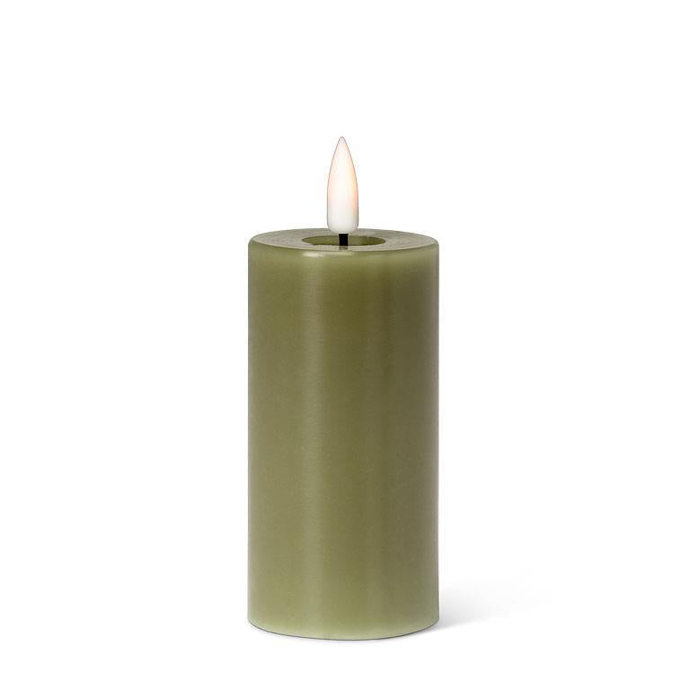 LED Pillar Candle - 2x4" | Green