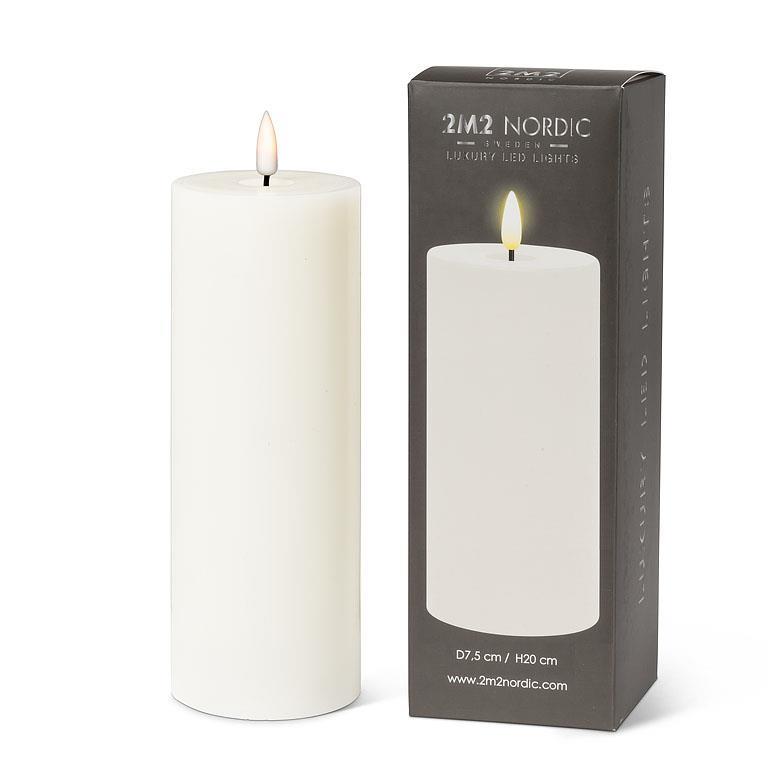 LED Pillar Candle - 3x8" | Sand