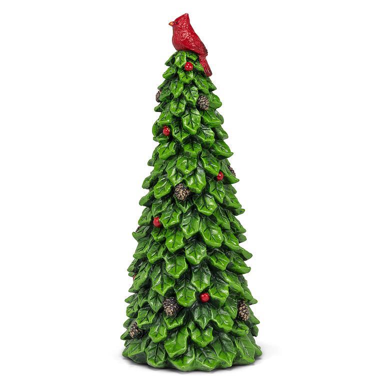 Holly Tree w/Cardinal