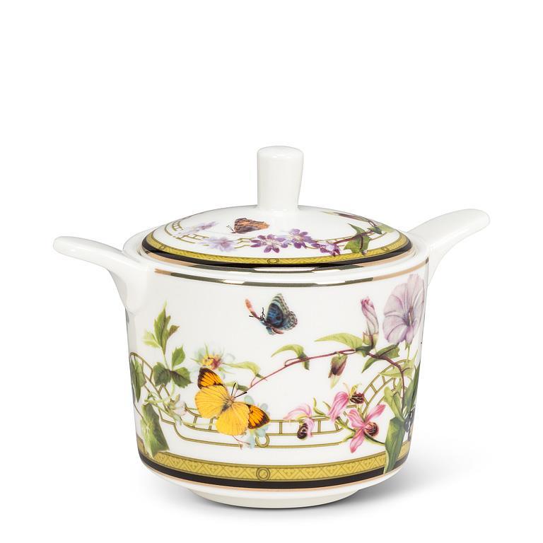 Butterfly Garden Covered Pot