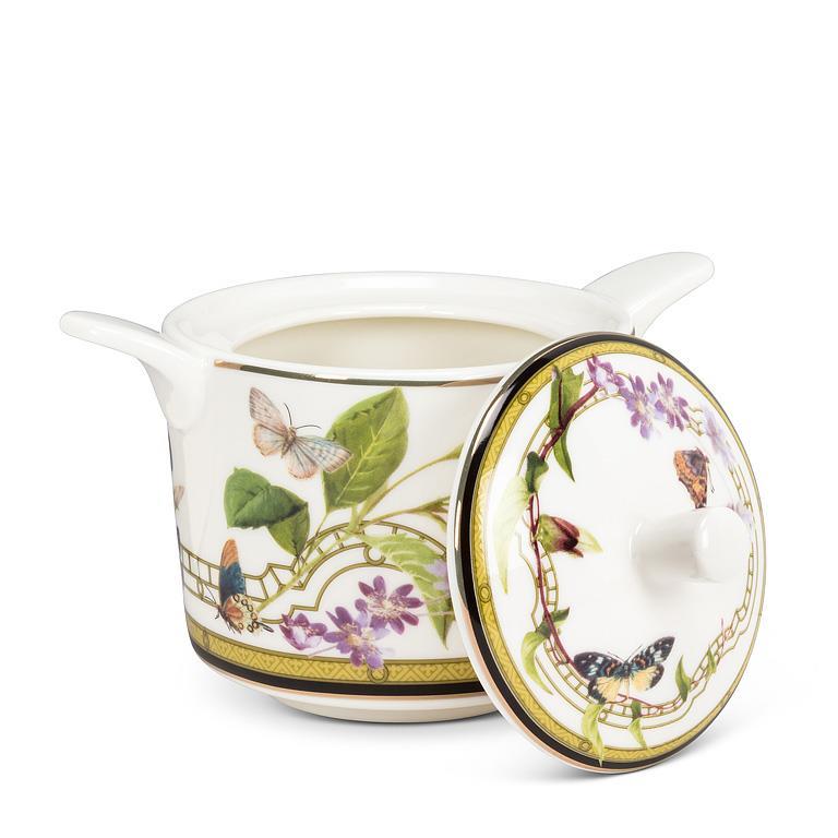 Butterfly Garden Covered Pot