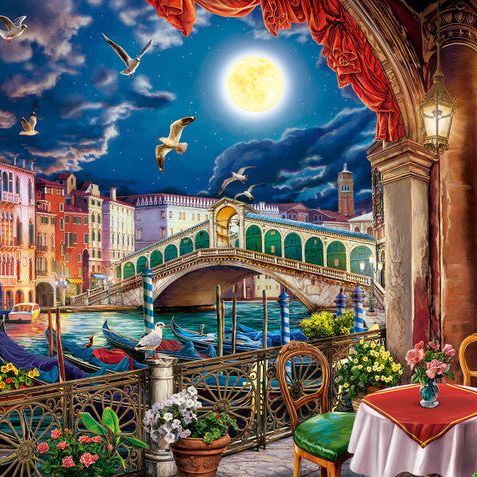 Puzzle - Evening Cafe in Venice