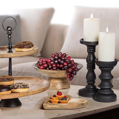 Oval 2-Tier Pedestal