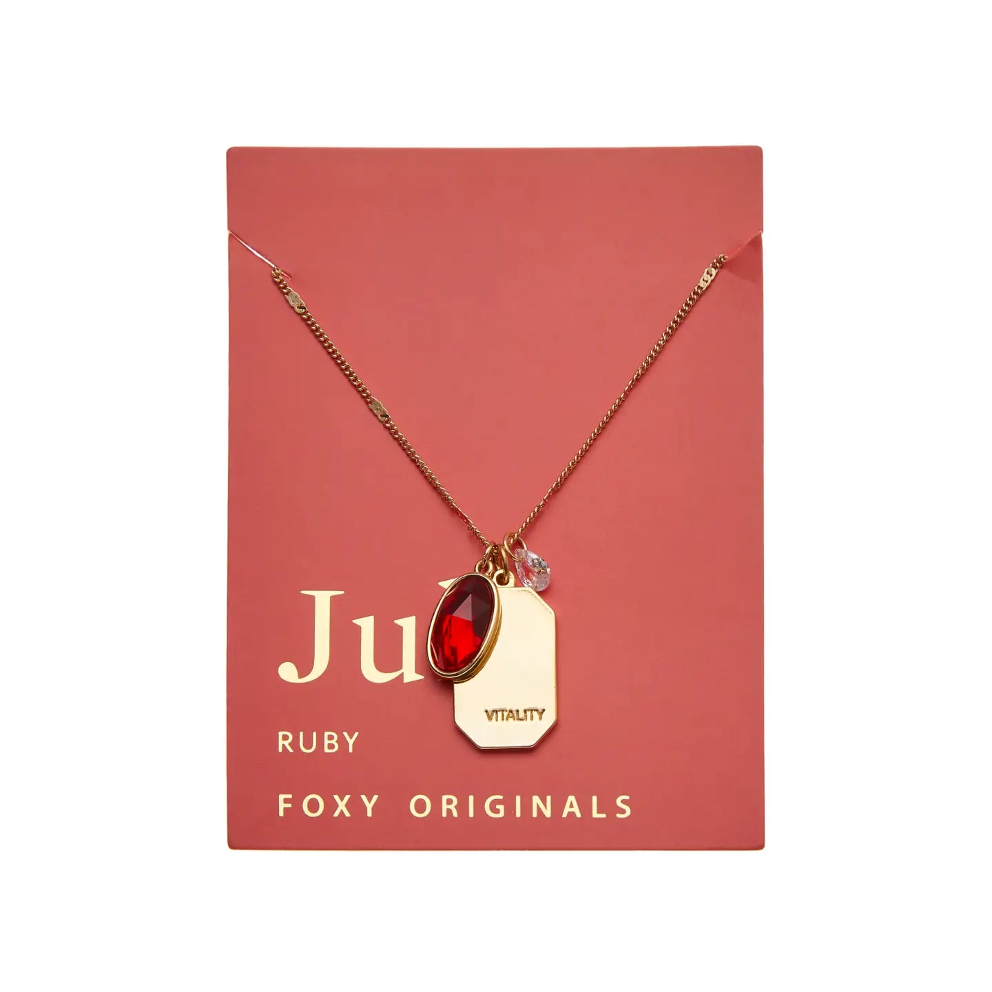 July Birthstone Necklace