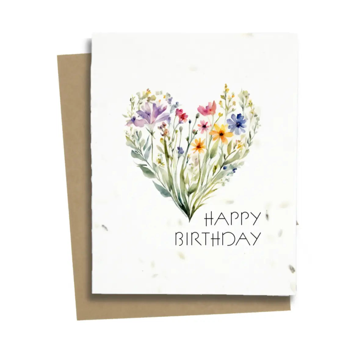 Happy Birthday Wildflower Card