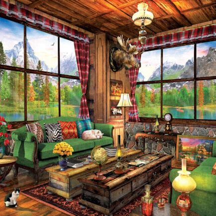 Puzzle - Cozy Cabin by Dominic Davison