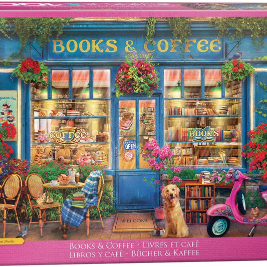 Puzzle - Books & Coffee