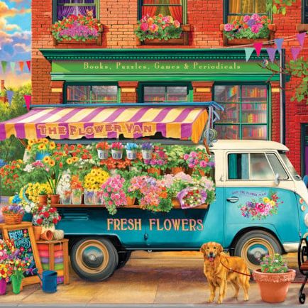 Puzzle - The Flower VW Van