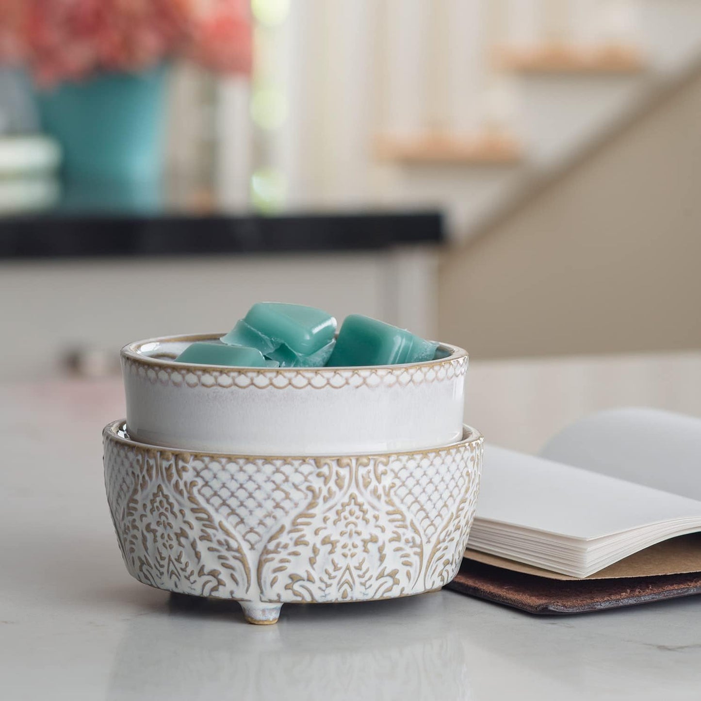 2-in-1 Classic Fragrance Warmer - Vintage White