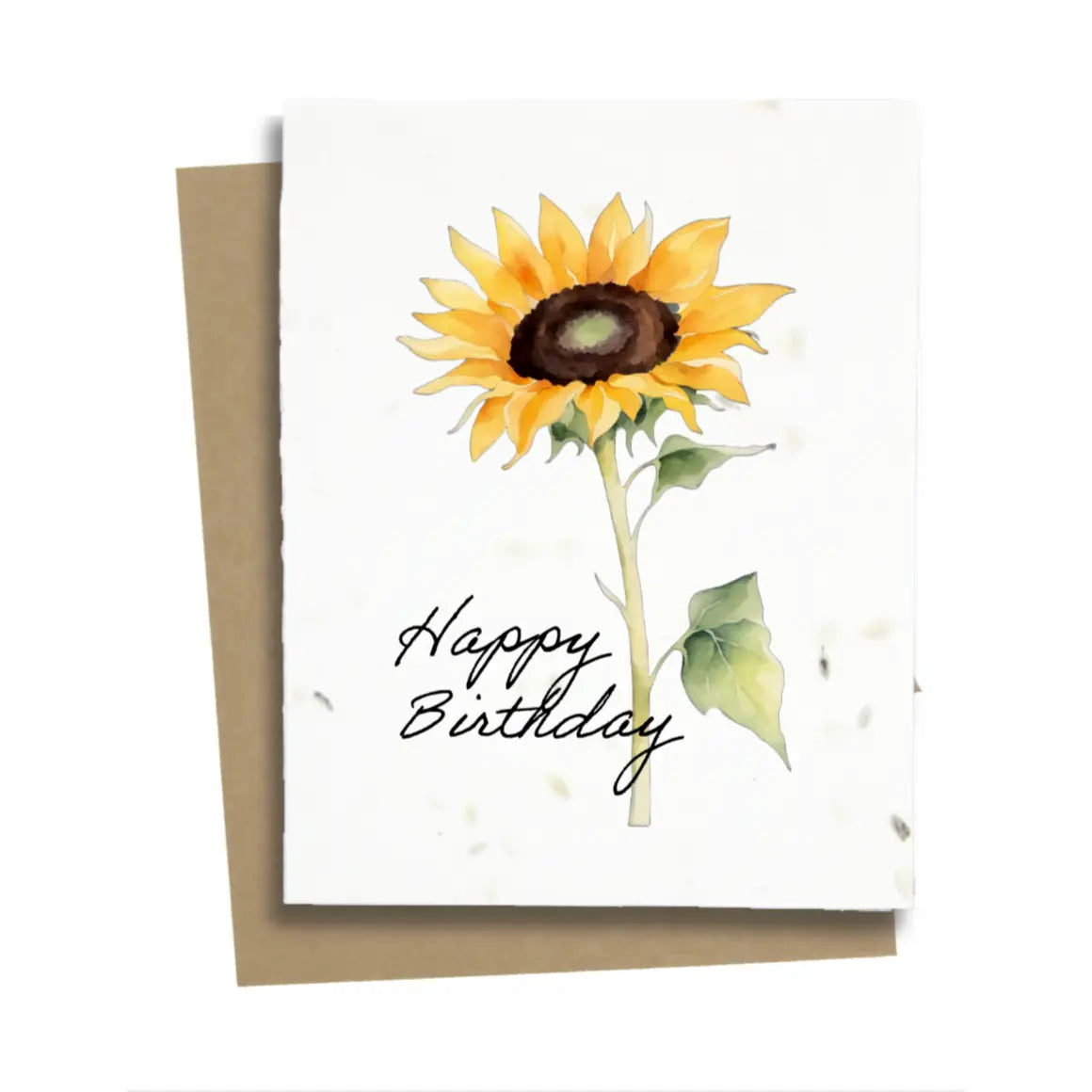 Happy Birthday Sunflower Card