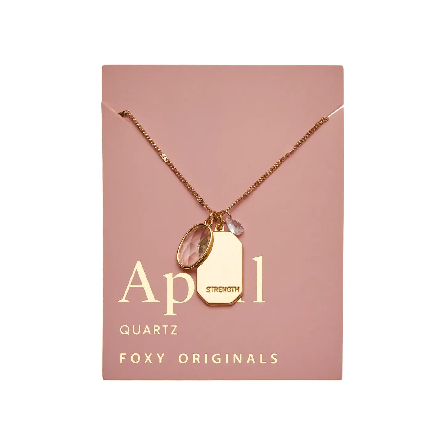 April Birthstone Necklace