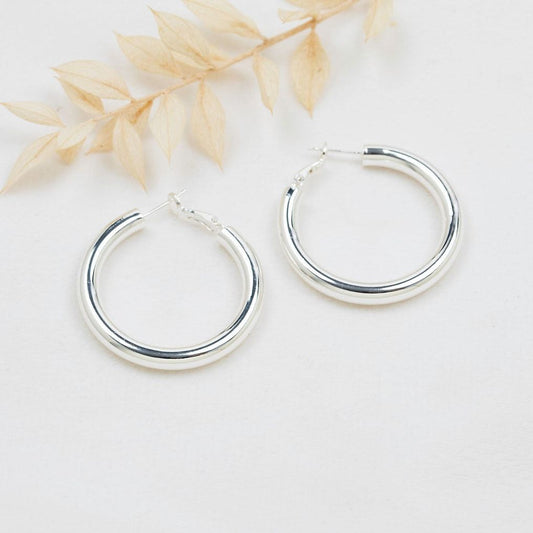 Abundant Hoops - Silver