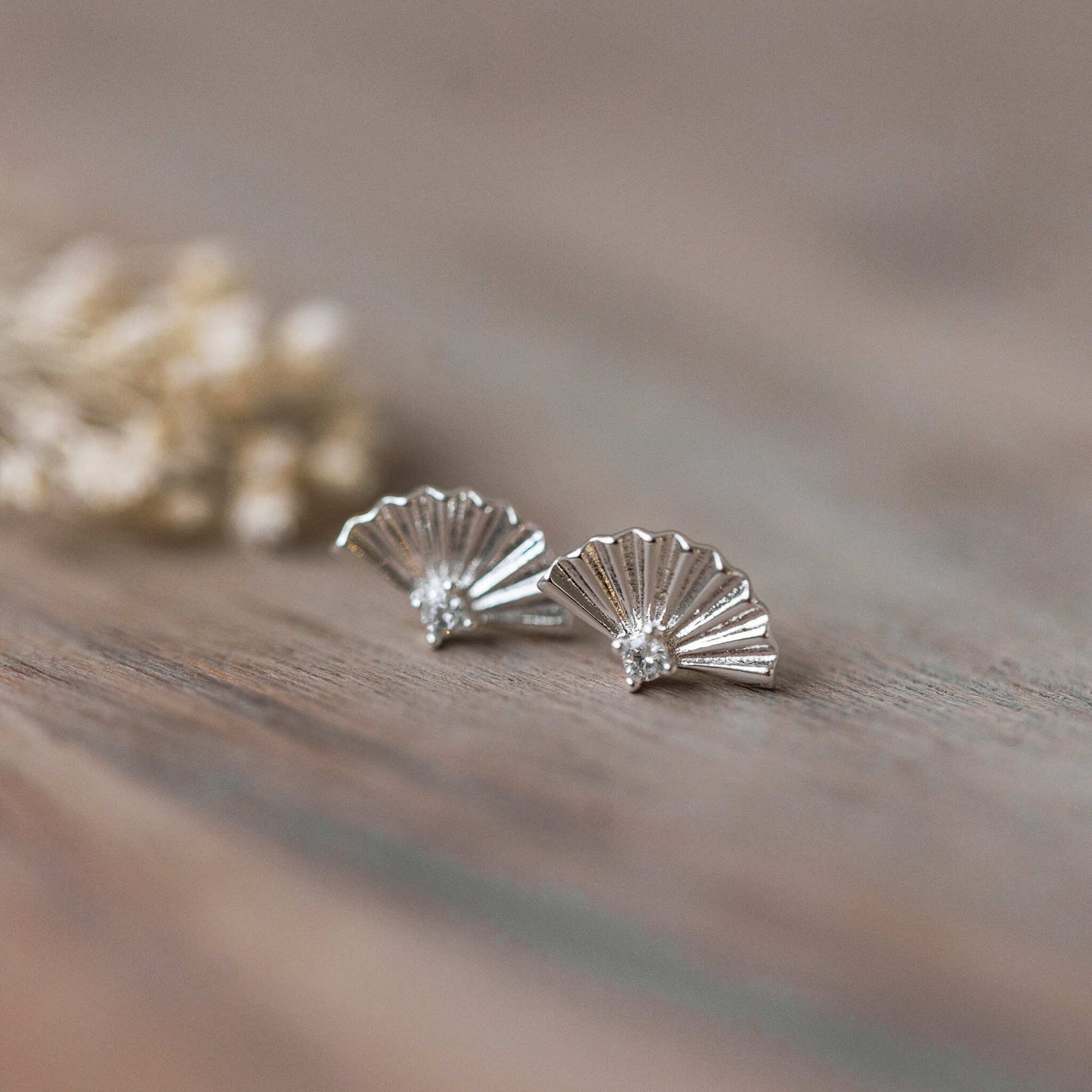 Flourish Studs - Silver
