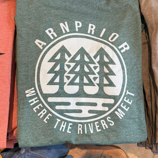 Where The Rivers Meets Tee | Heather Forest