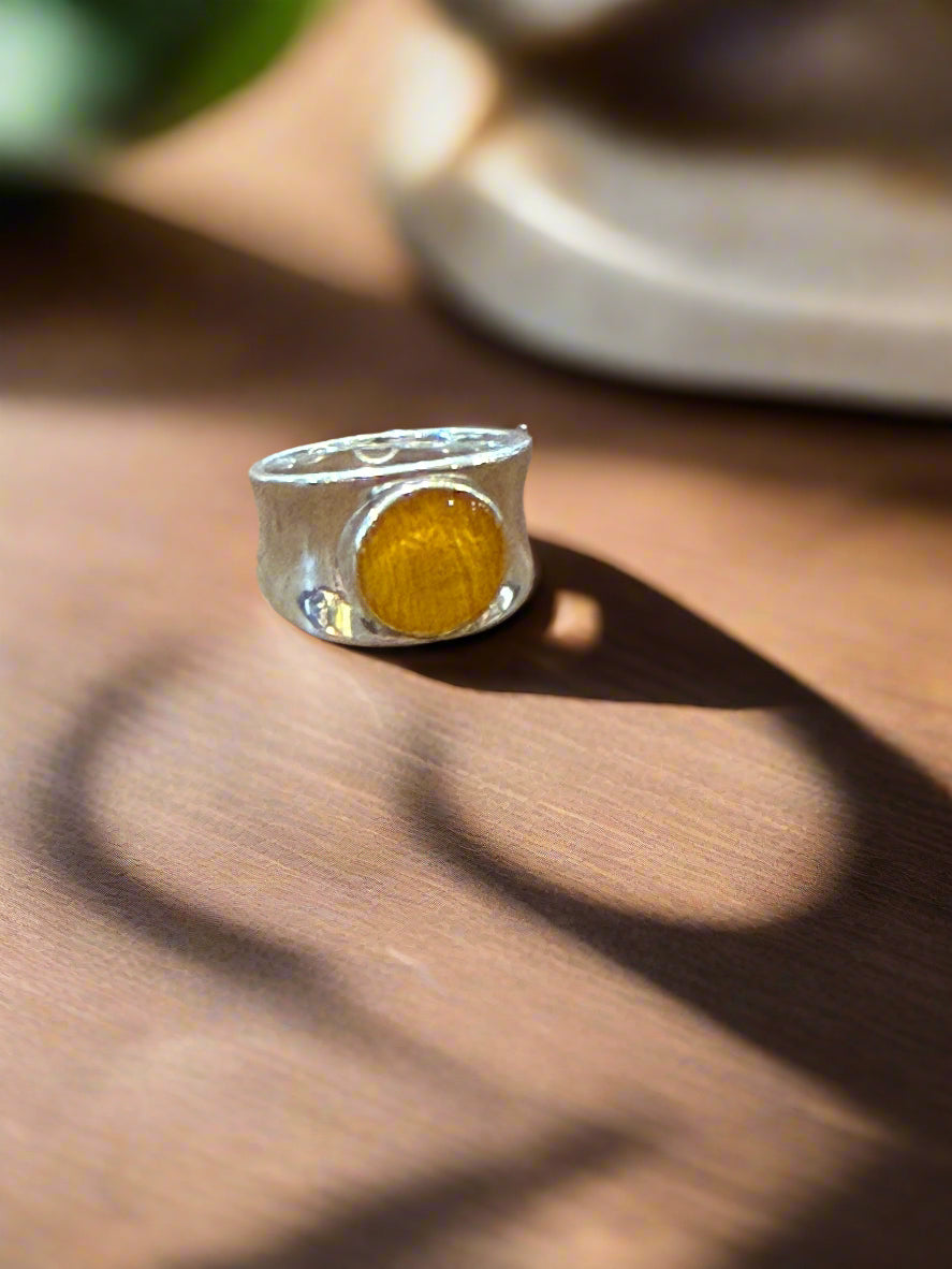 Sunflower Chunky Ring
