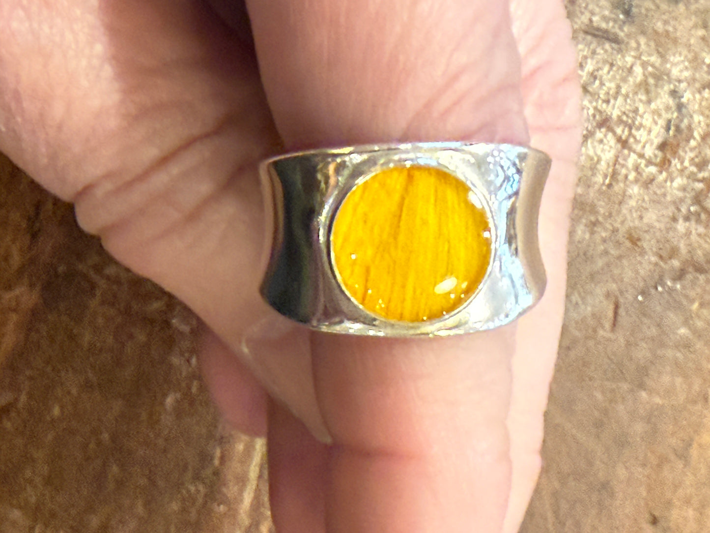 Sunflower Chunky Ring
