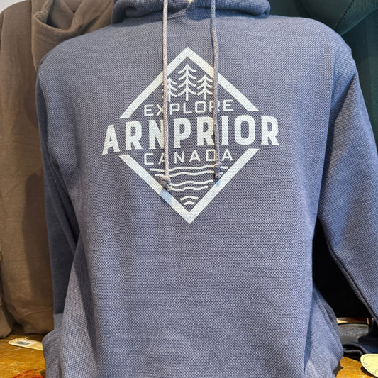 Textured Hoodie - Navy