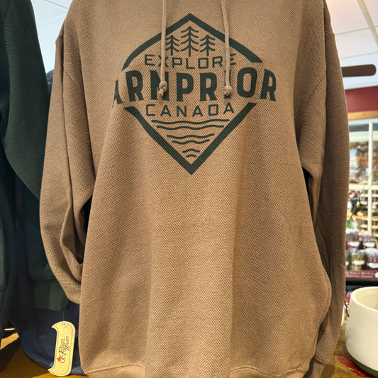 Textured Hoodie - Tan