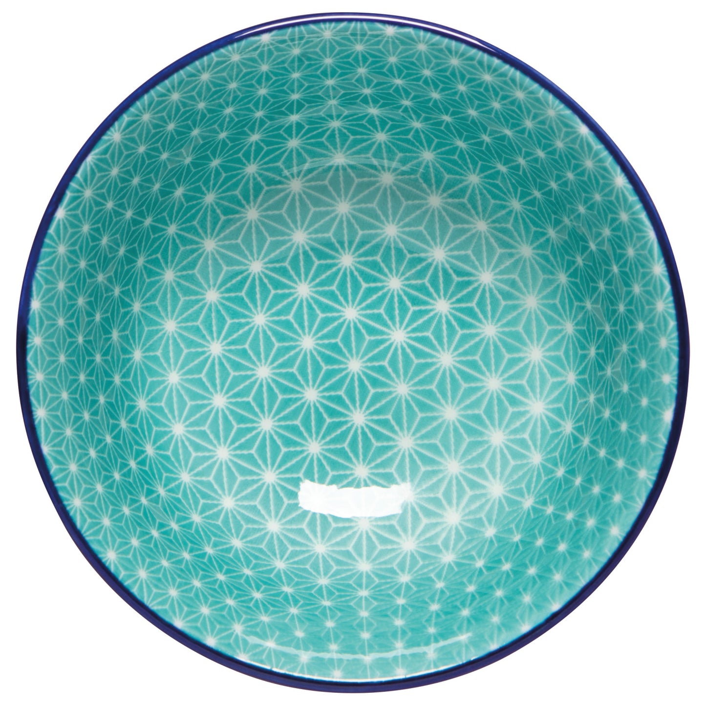 Stamped Bowl | Blue Waves