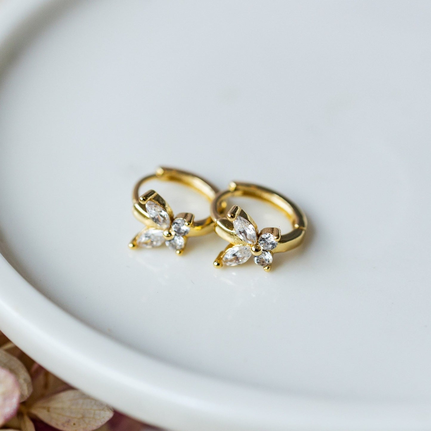 Papillon Hoops | Gold