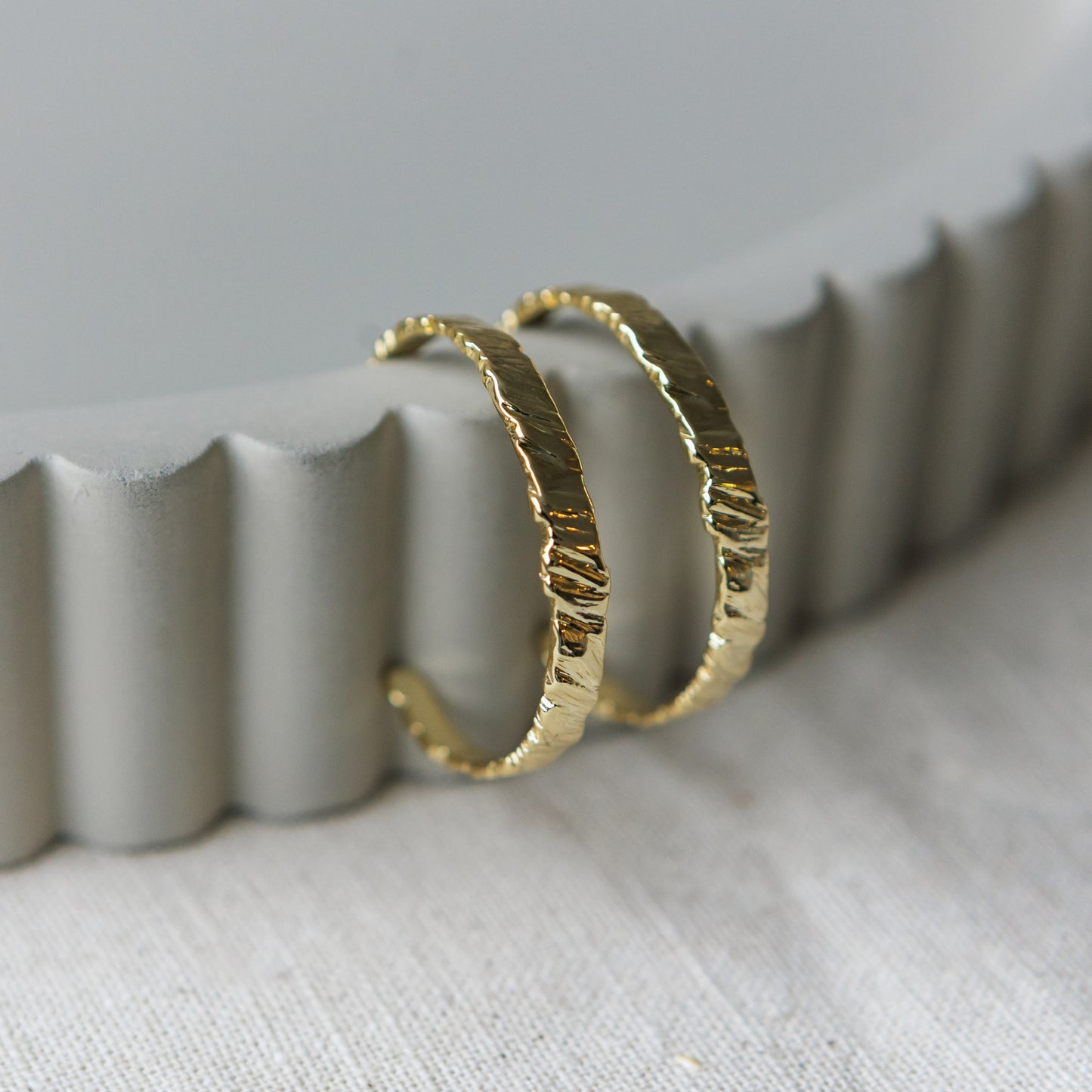 Reverie Hoops - Gold