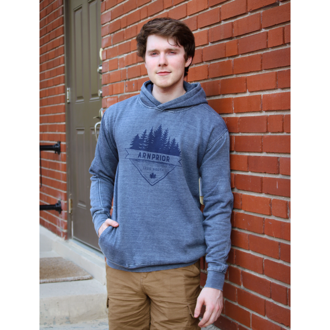 Washed Hoodie - Blue