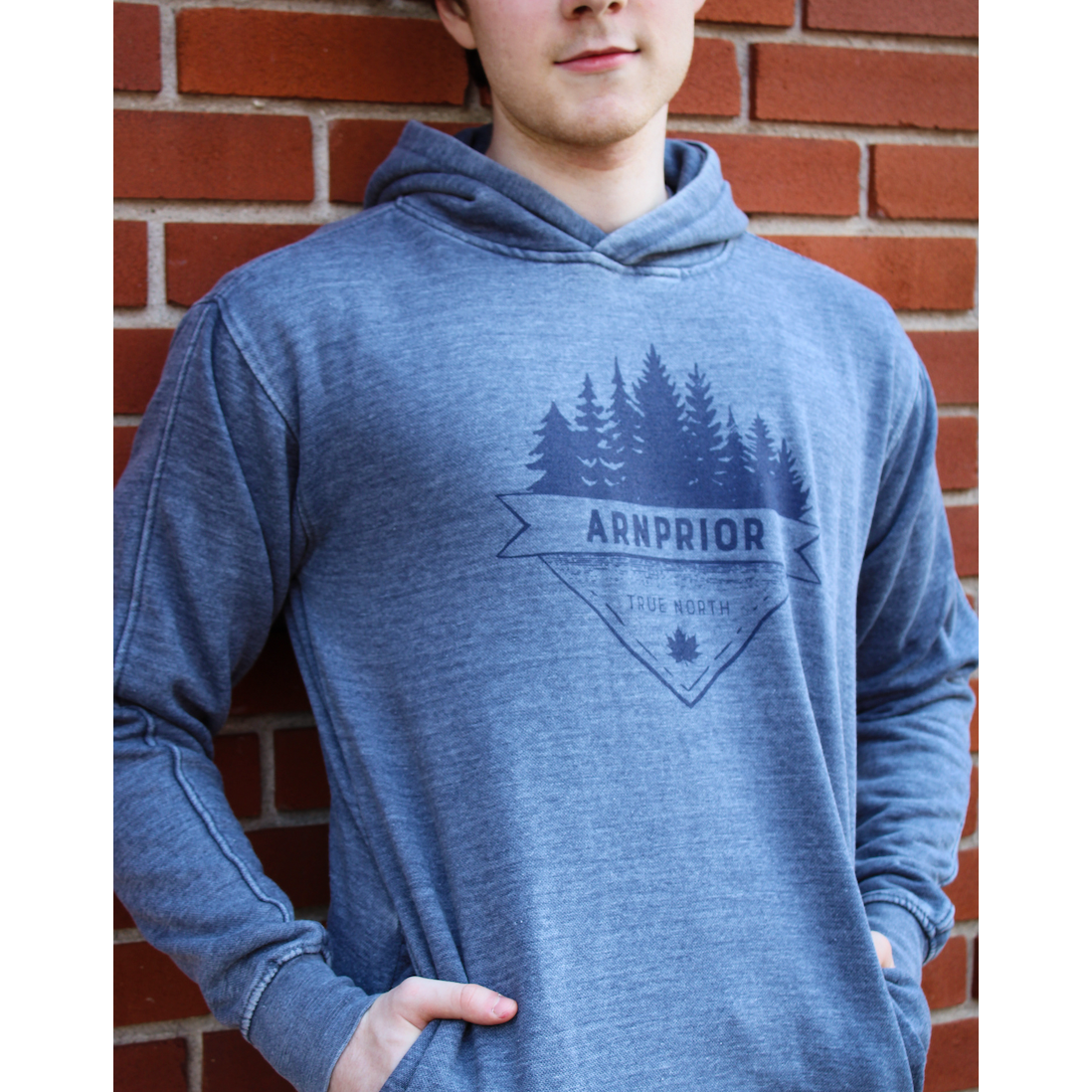 Washed Hoodie - Blue