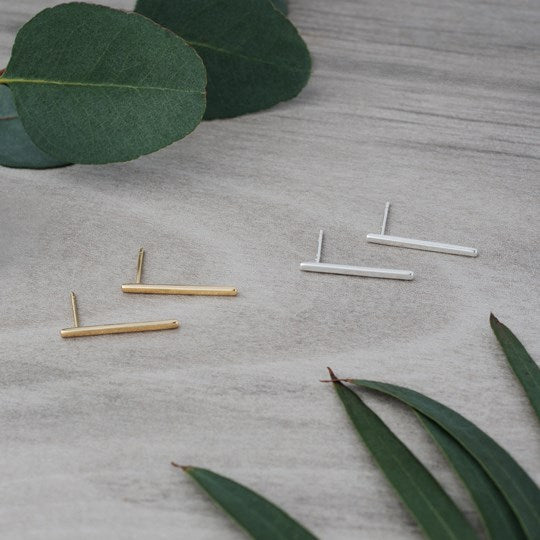 Stick Studs - Silver