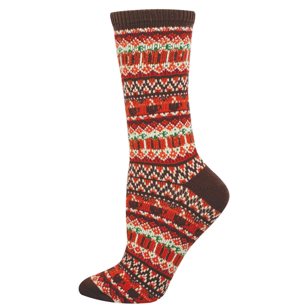 Pumpkin Spice is Nice Sweater Socks - Ladies