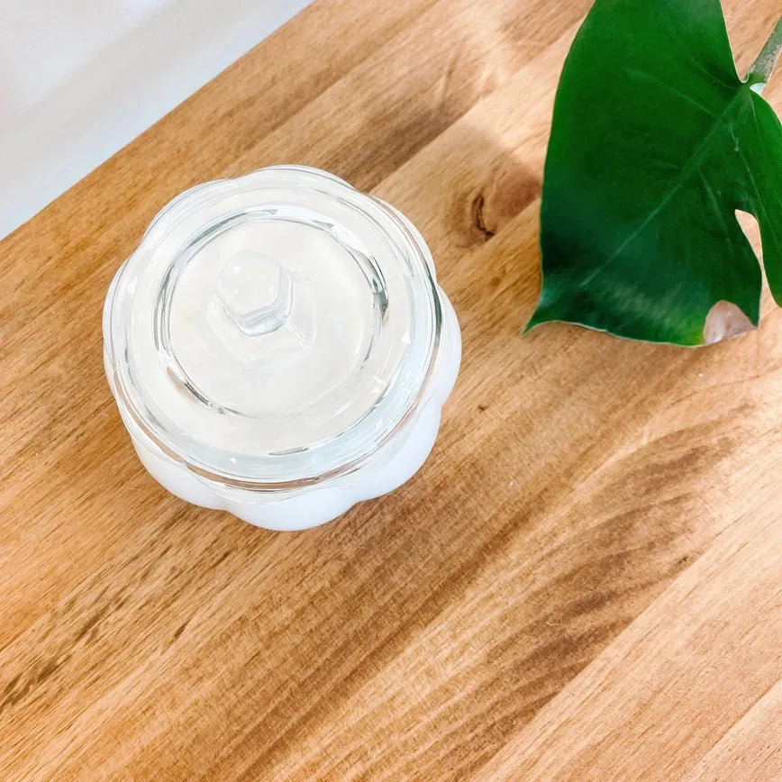 Glass Pumpkin Soy Candle