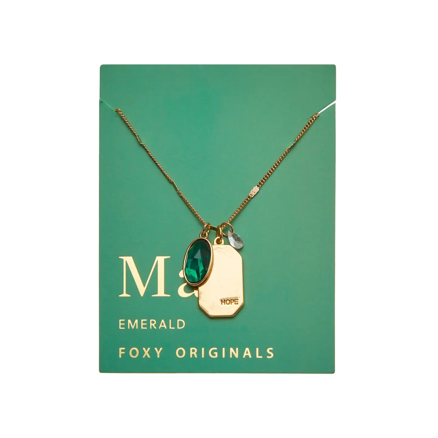 May Birthstone Necklace