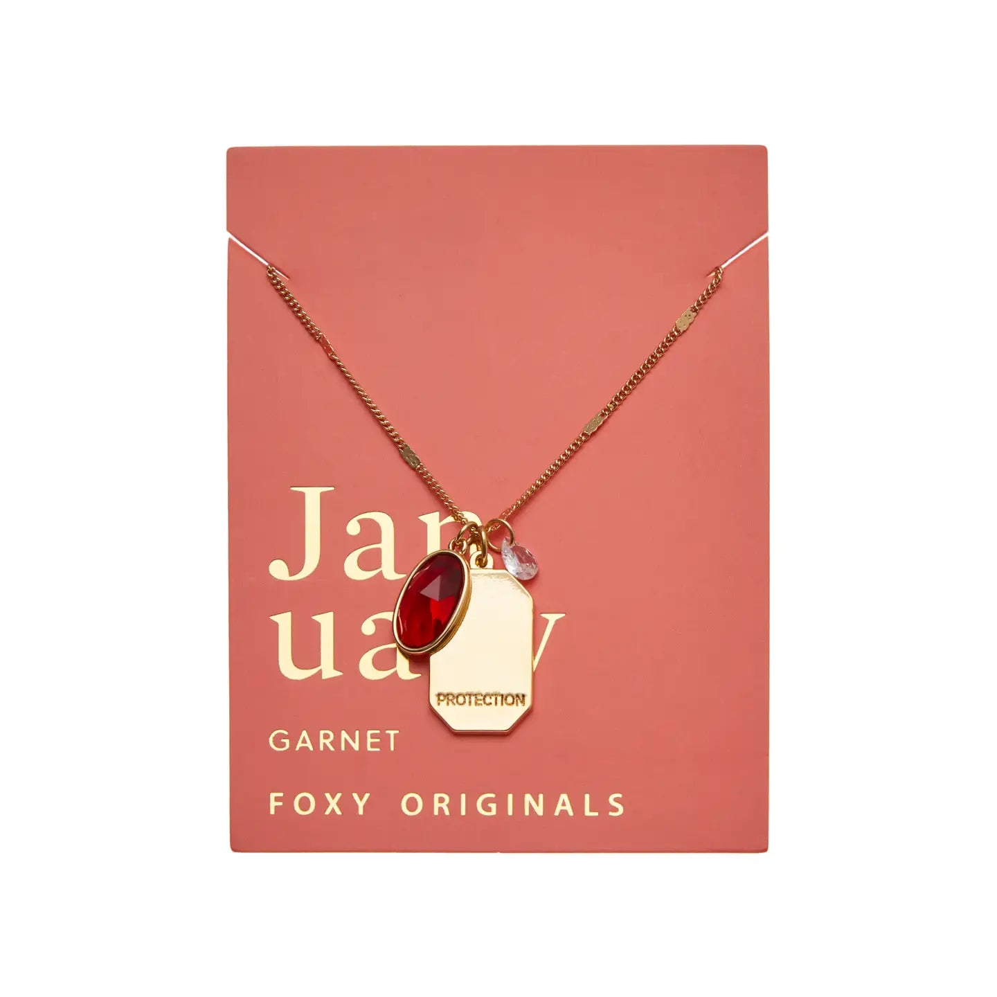 January Birthstone Necklace
