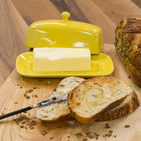 Butter Dish - Yellow
