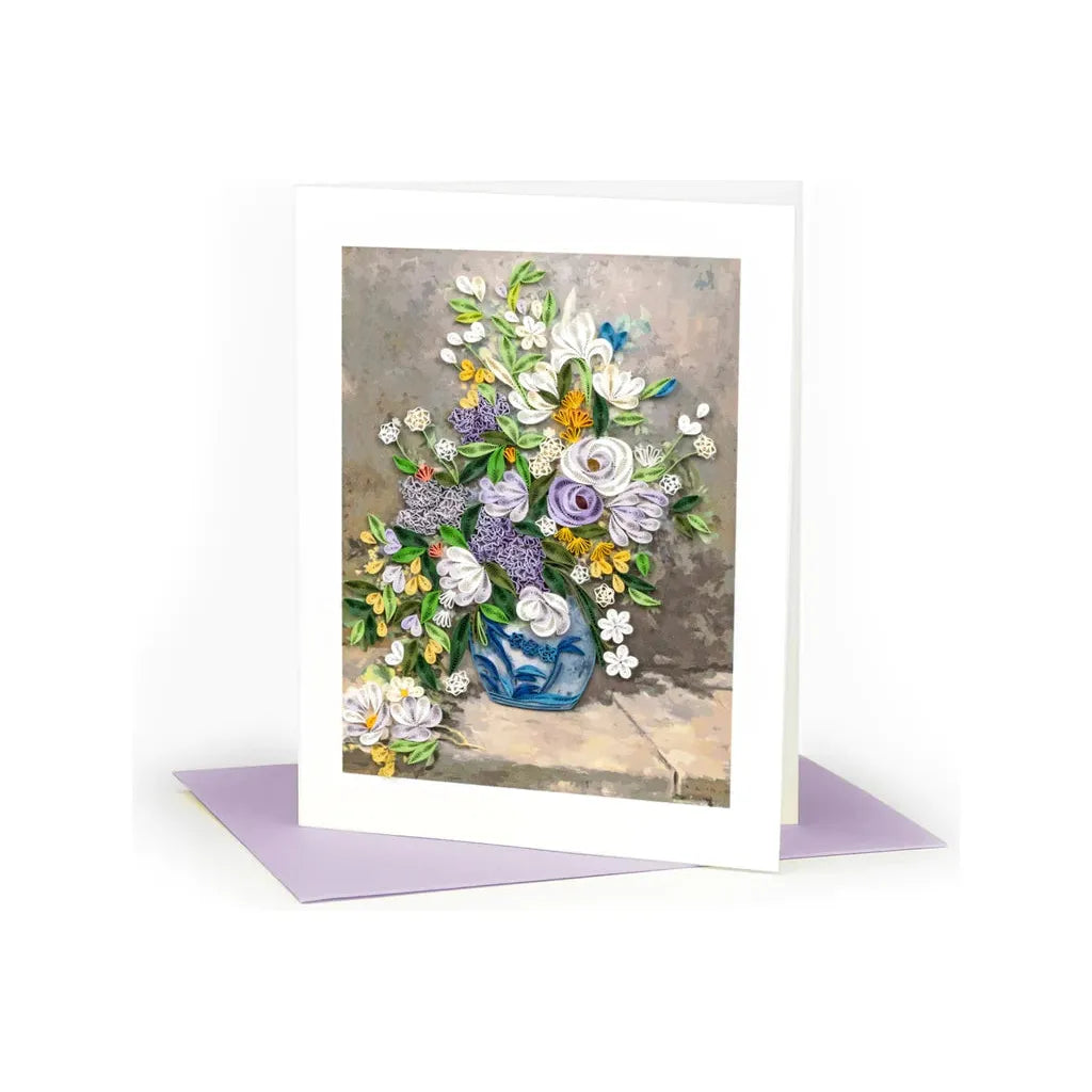 Quilling Card - Spring Bouquet, Renoir