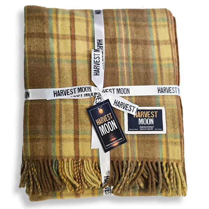Merino Wool Knee Blanket | Harvest Moon