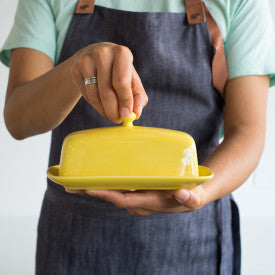 Butter Dish - Yellow