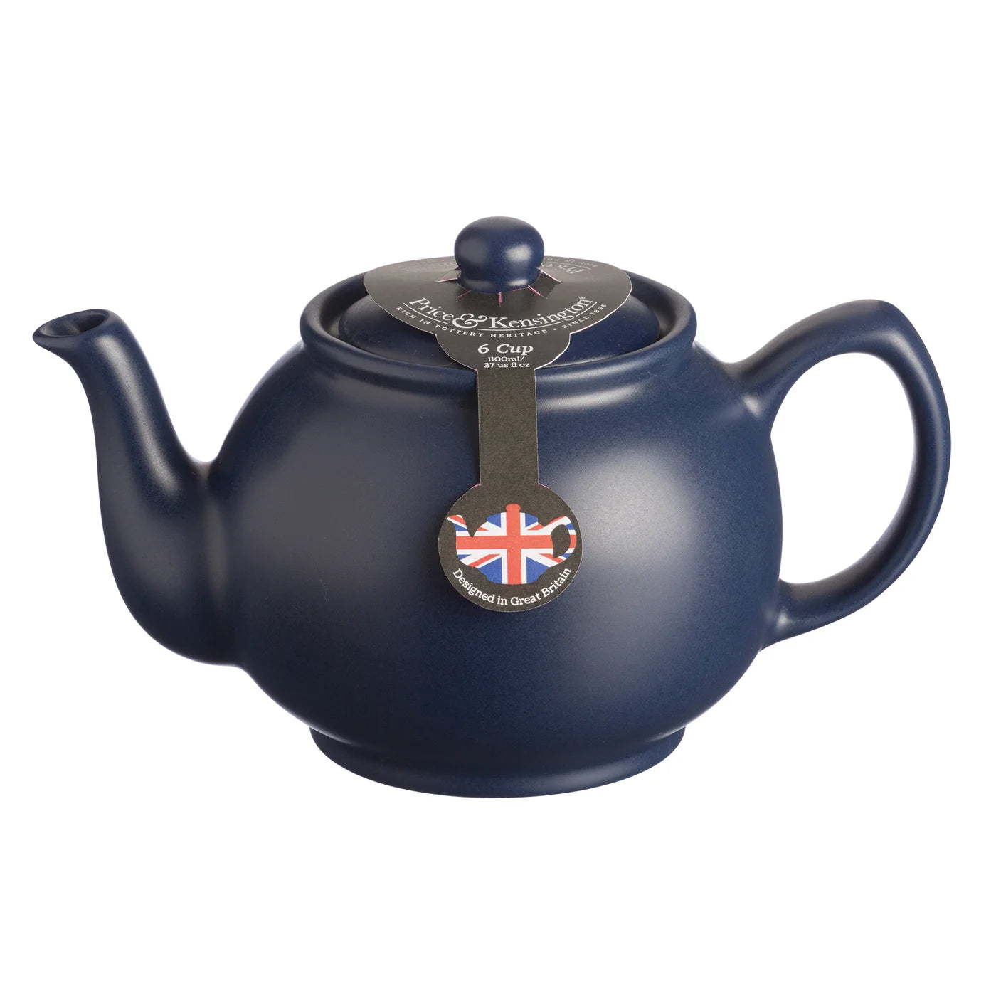 Matte Teapot 6 cup - Navy
