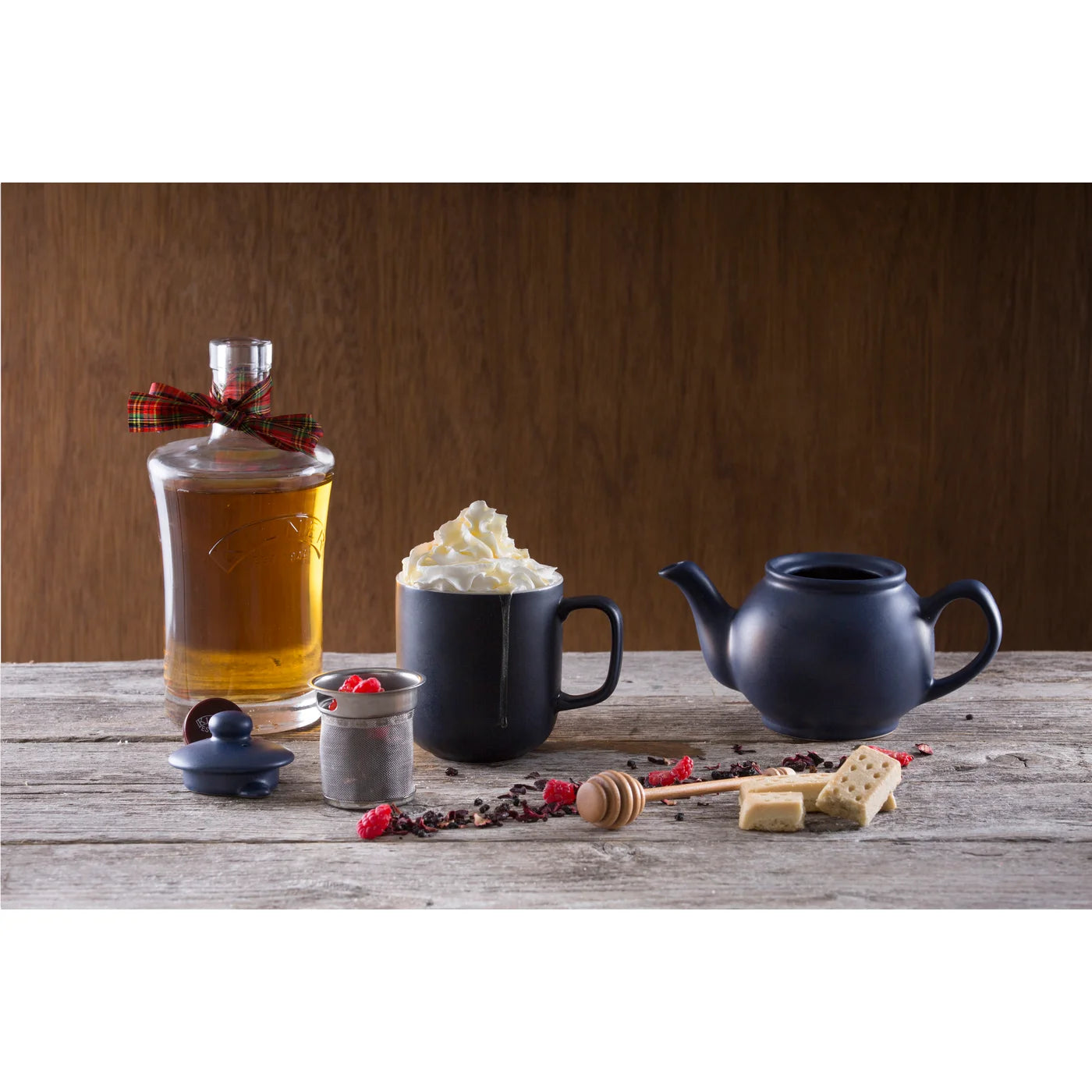Matte Teapot 6 cup - Navy