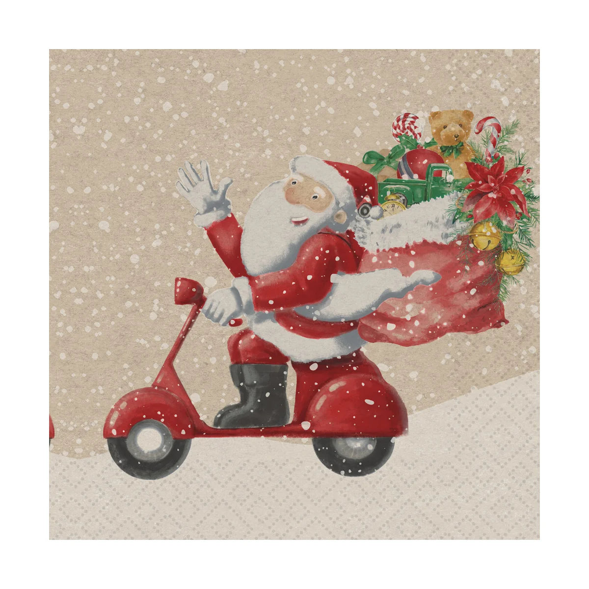 Napkin - Santas delivery