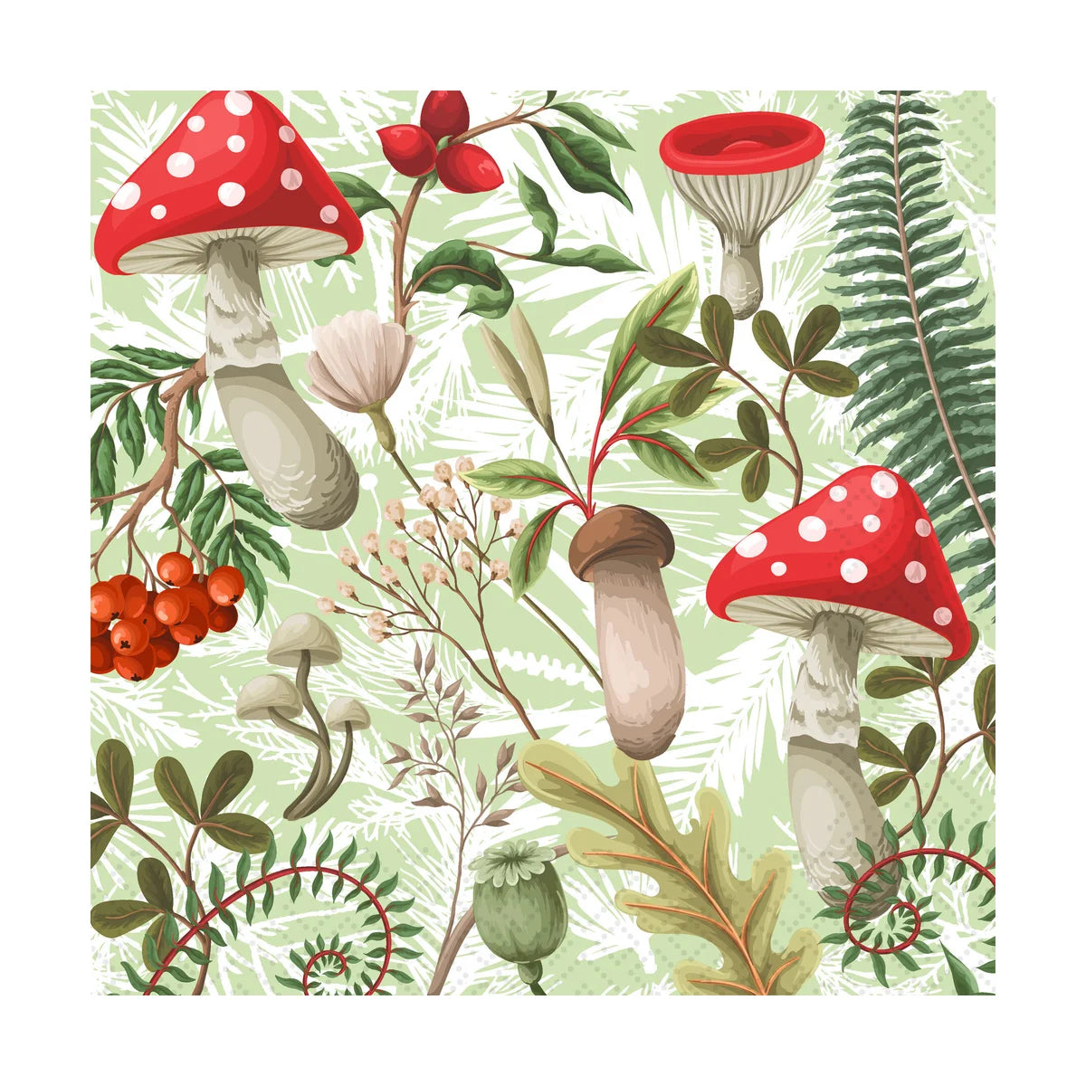 Napkin - Forest Fungi