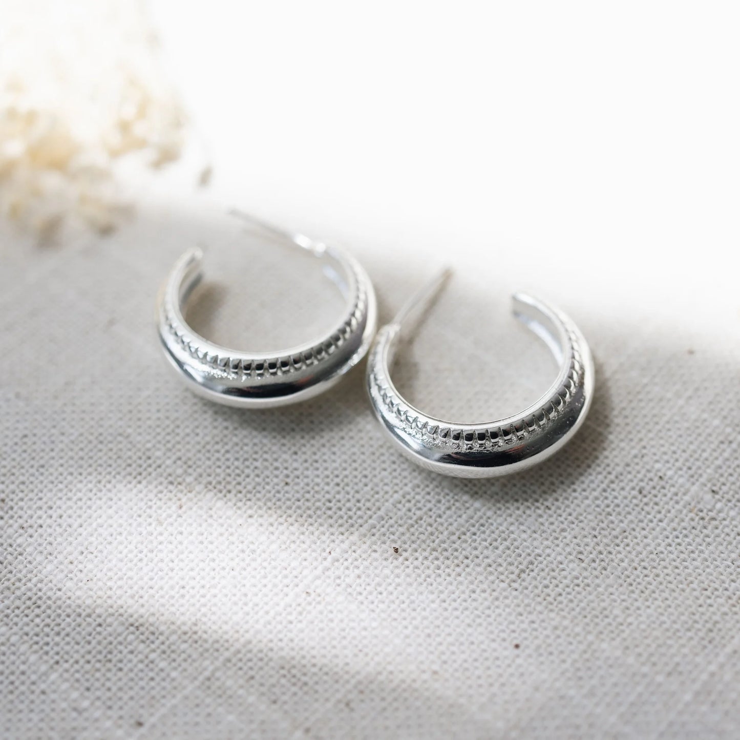 Quirina Hoops | Silver
