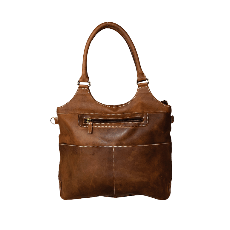 Rugged Earth Leather Tote Bag (199010)