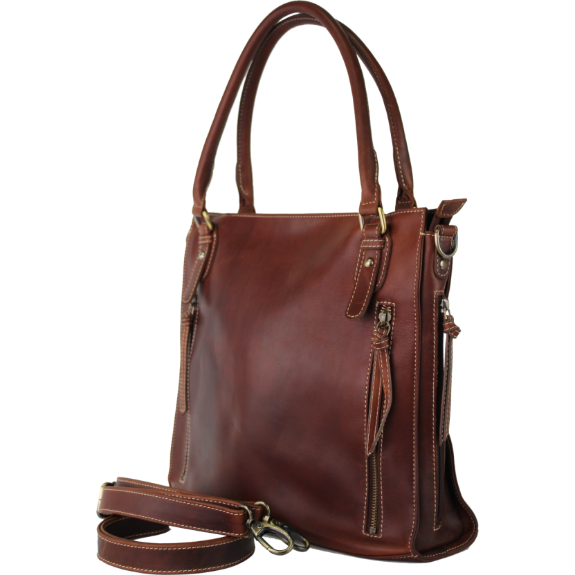 Rugged Earth Leather Bag (Style 199056)