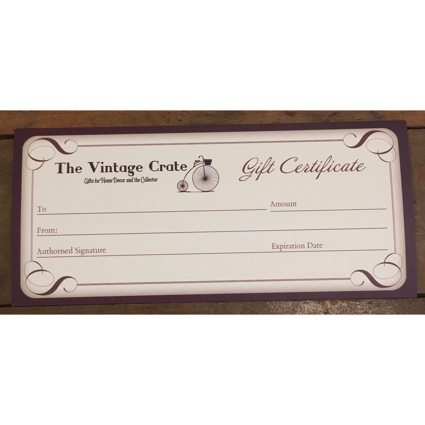 Gift Certificate